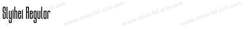 Slyihei Regular字体转换